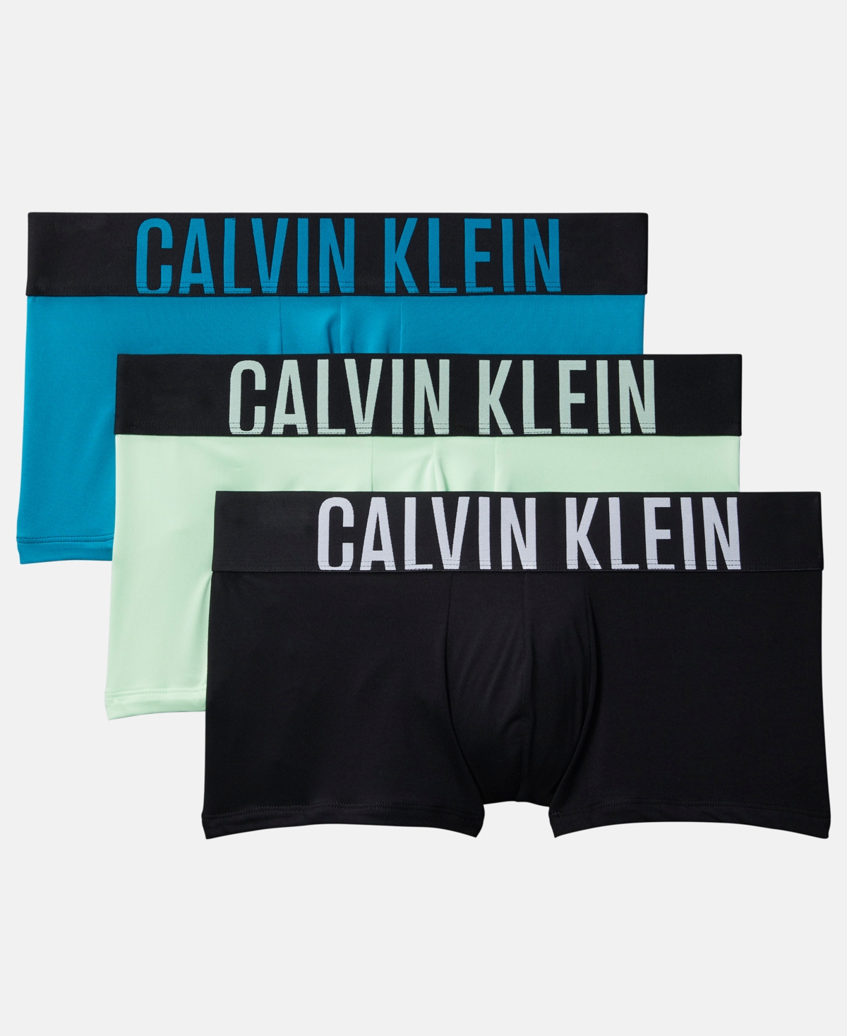 Calvin Klein Men's 3-pack Intense Power Micro Low Rise Trunks In Multi