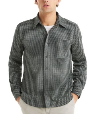 Men's Houndstooth Long Sleeve Shirt