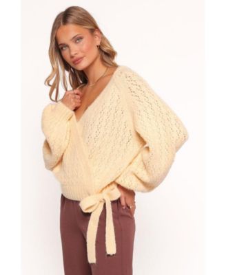 Women's Etta Ballet Wrap Knit Sweater.