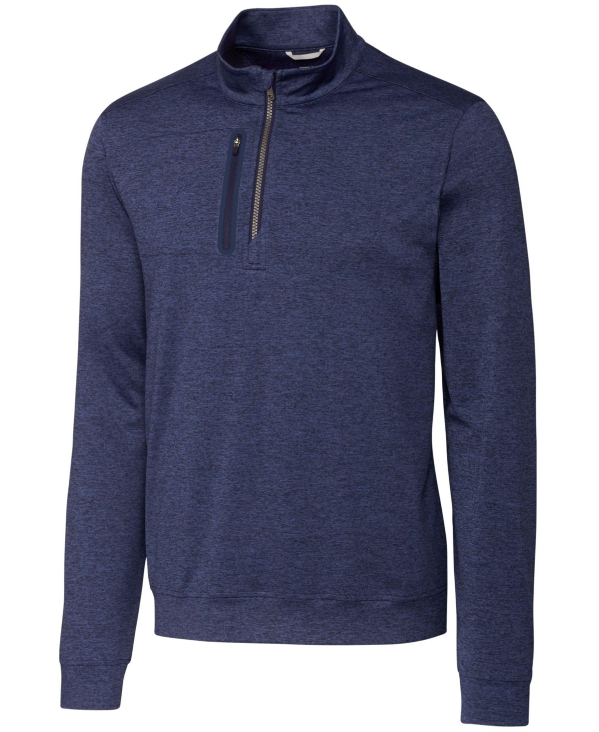 Cutter & Buck Big Tall Stealth Heathered Quarter Zip Pullover Jacket