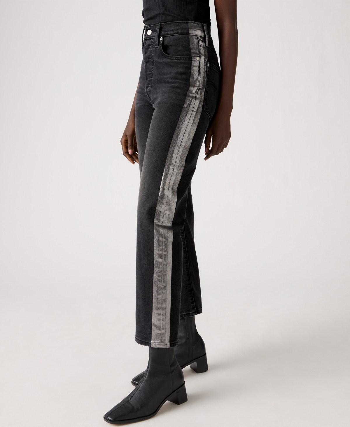 Levi's Women's Ribcage High Rise Straight Ankle Jeans
