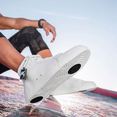 Men's White High-top Sneaker