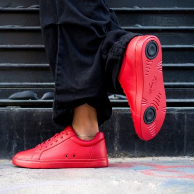 Men's Red Low-top Sneaker