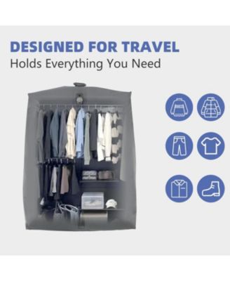 17" Vacuum Compression Storage Bags with Pump - Waterproof Organizer for Travel & Closet