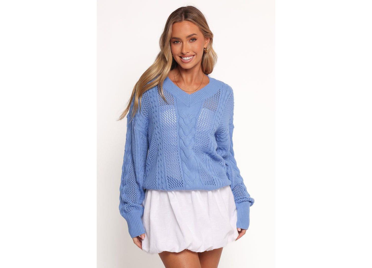 Women's Janie Knit Sweater - Blue