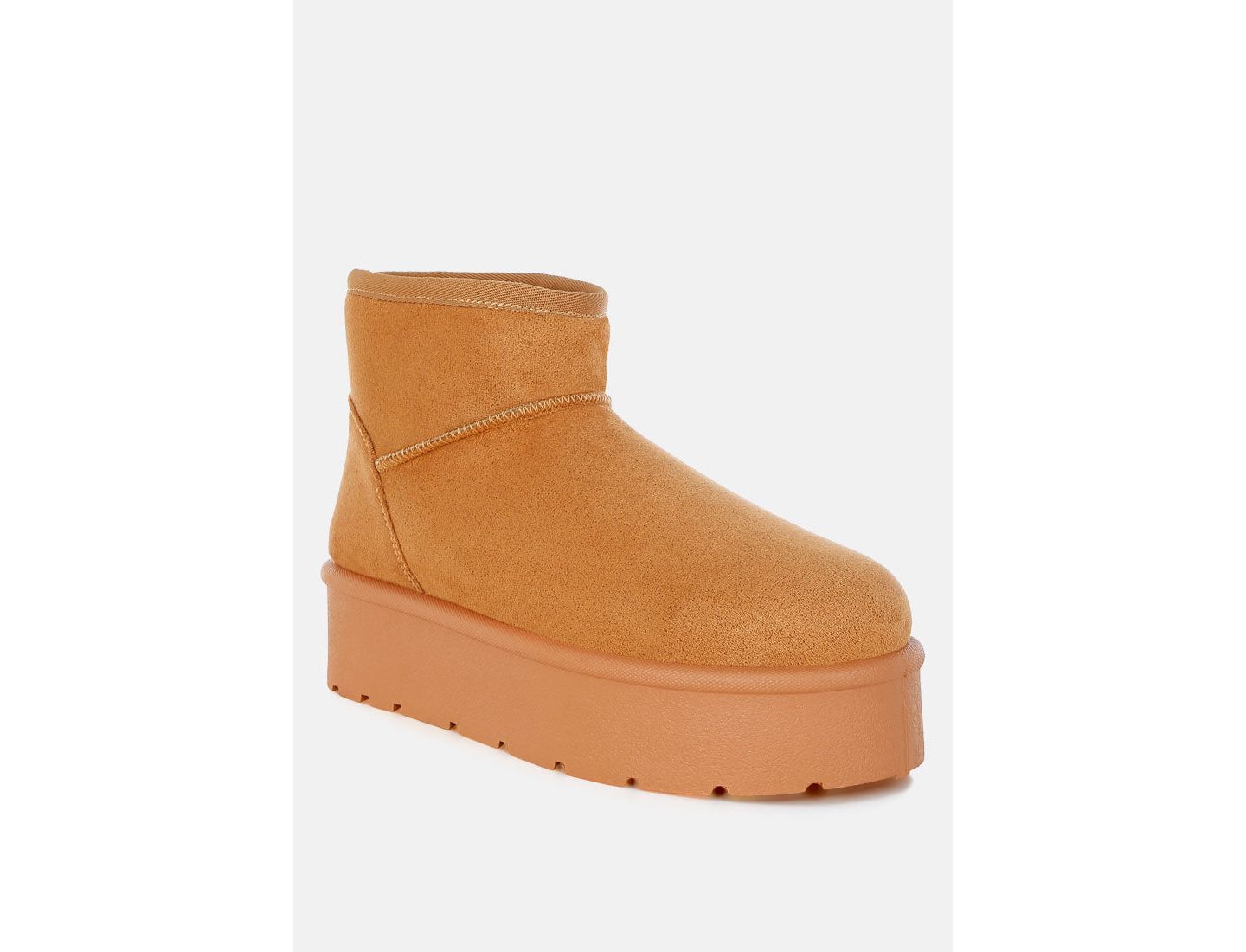 Женские ботинки London Rag Derta Soft Microfiber Snow Boots, цвет: Бежевый / Хаки — фото 2