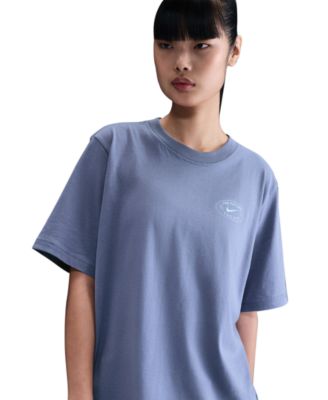 Women's Ribbed Collar Loose T-Shirt
