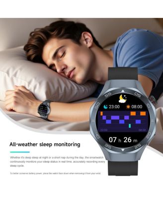 Multi-GNSS Outdoor Sports Watch with Bluetooth Calling Altimeter Barometer 3ATM Waterproof -Silver