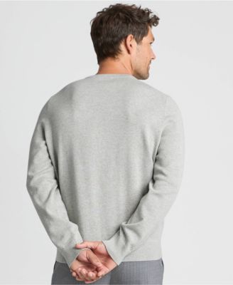 Big & Tall Fine Gauge Cotton Crew Neck Sweater