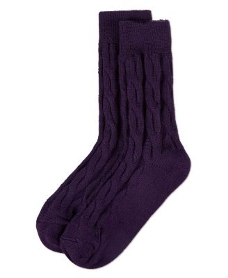 Women's Neutral Twisted Knit Essential Boot Socks