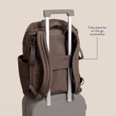 Baby BELONG TOP OPEN BACKPACK WOVEN CHOCOLATE