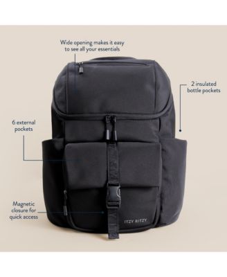 Baby BELONG TOP OPEN BACKPACK WOVEN CHOCOLATE