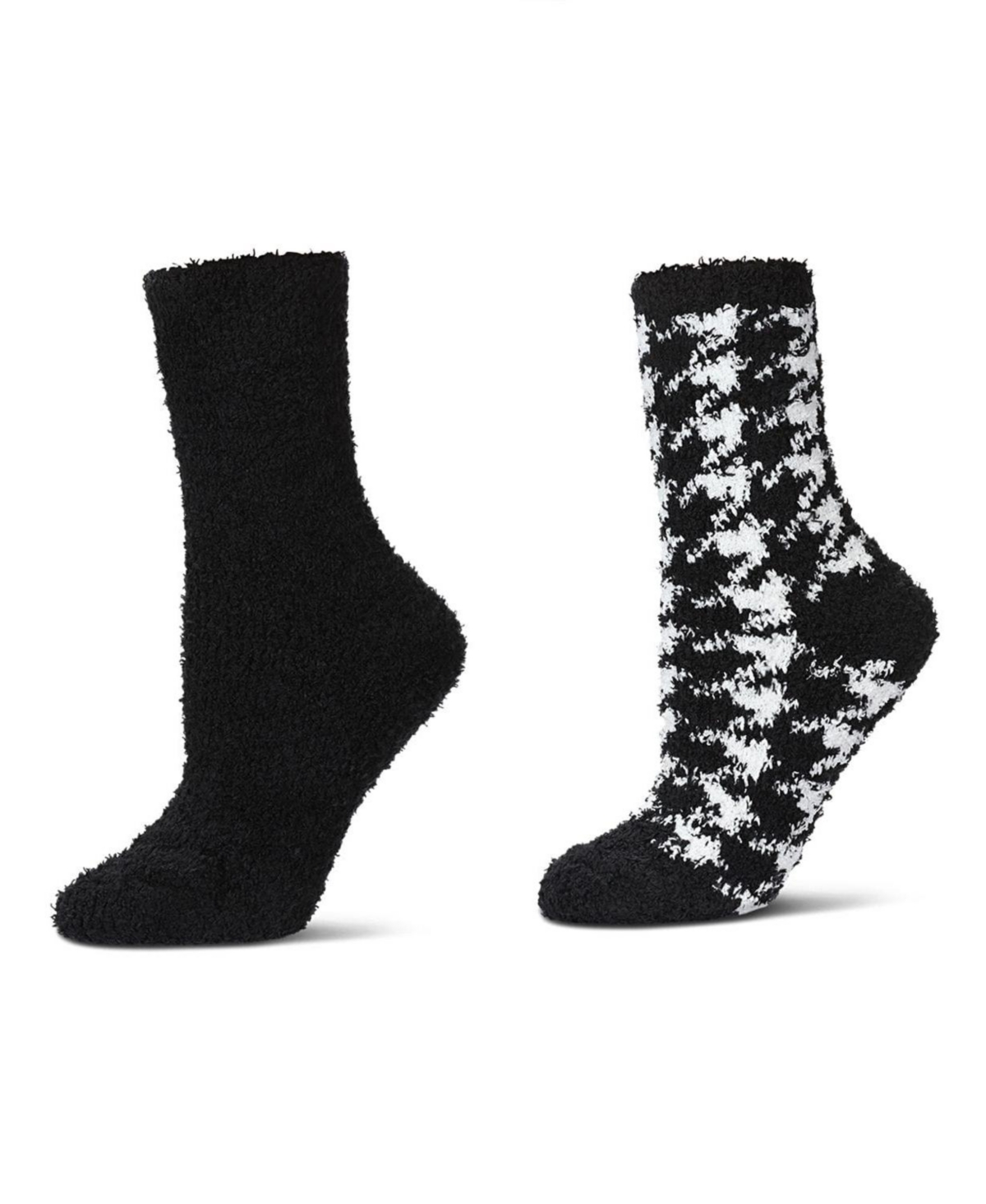 MeMoi Women's ColorHound Fuzzy Socks 2-Pack