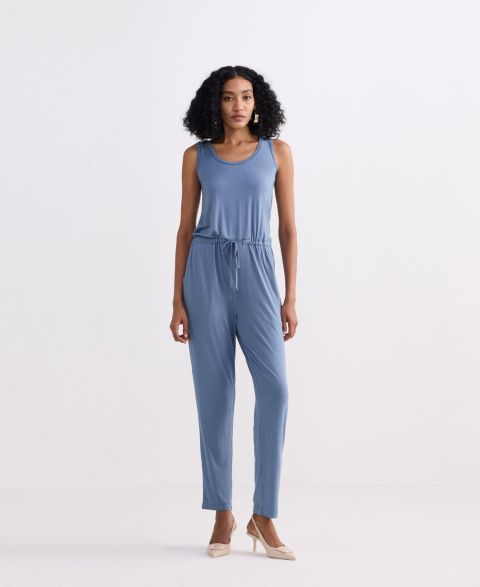 Женский комбинезон Reistor Relaxed Drawstring Jumpsuit, цвет: Синий
