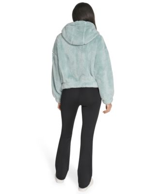 Women's Performance Oversized Hooded Sherpa Jacket