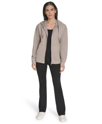 Women's Fleece Long-Sleeve Zip-Front Hoodie