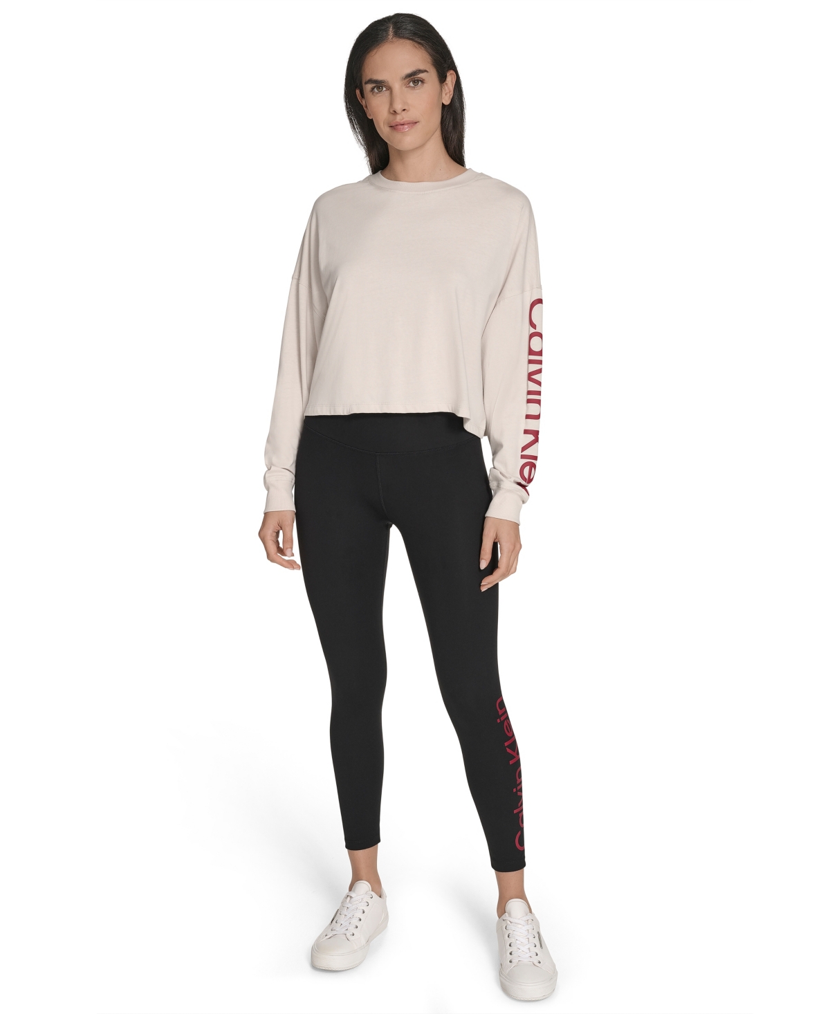 Calvin Klein Performance Women's High-rise 7/8 Leggings In Black
