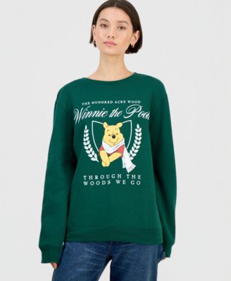 Disney - Juniors' Winnie-the-Pooh Crewneck Sweatshirt