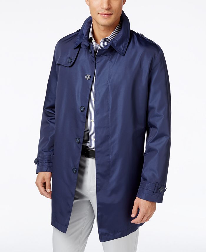 Tommy Hilfiger Men's Fletch Solid Rain Coat - Macy's