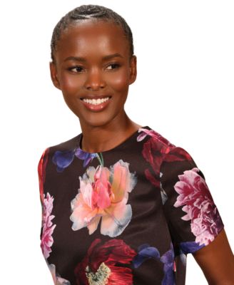 Women's Crew Neck Mini Dress