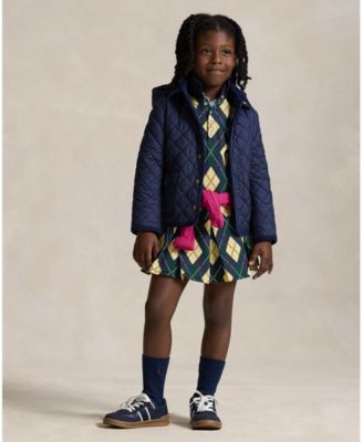 Girls' 2T-6X Printed Polo Dress