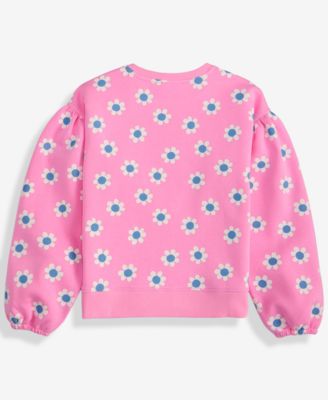 Girls 5-20 Floral-Print Sweatshirt, Macy's Exclusive
