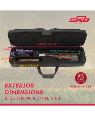 Cases 3409 Canvas Exterior and EPS Interior Hybrid Breakdown Shotgun Case