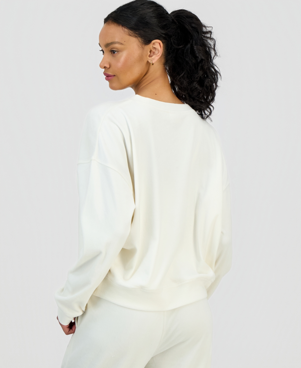 Grayson Threads, The Label Juniors' Snoopy Velour Sweatshirt