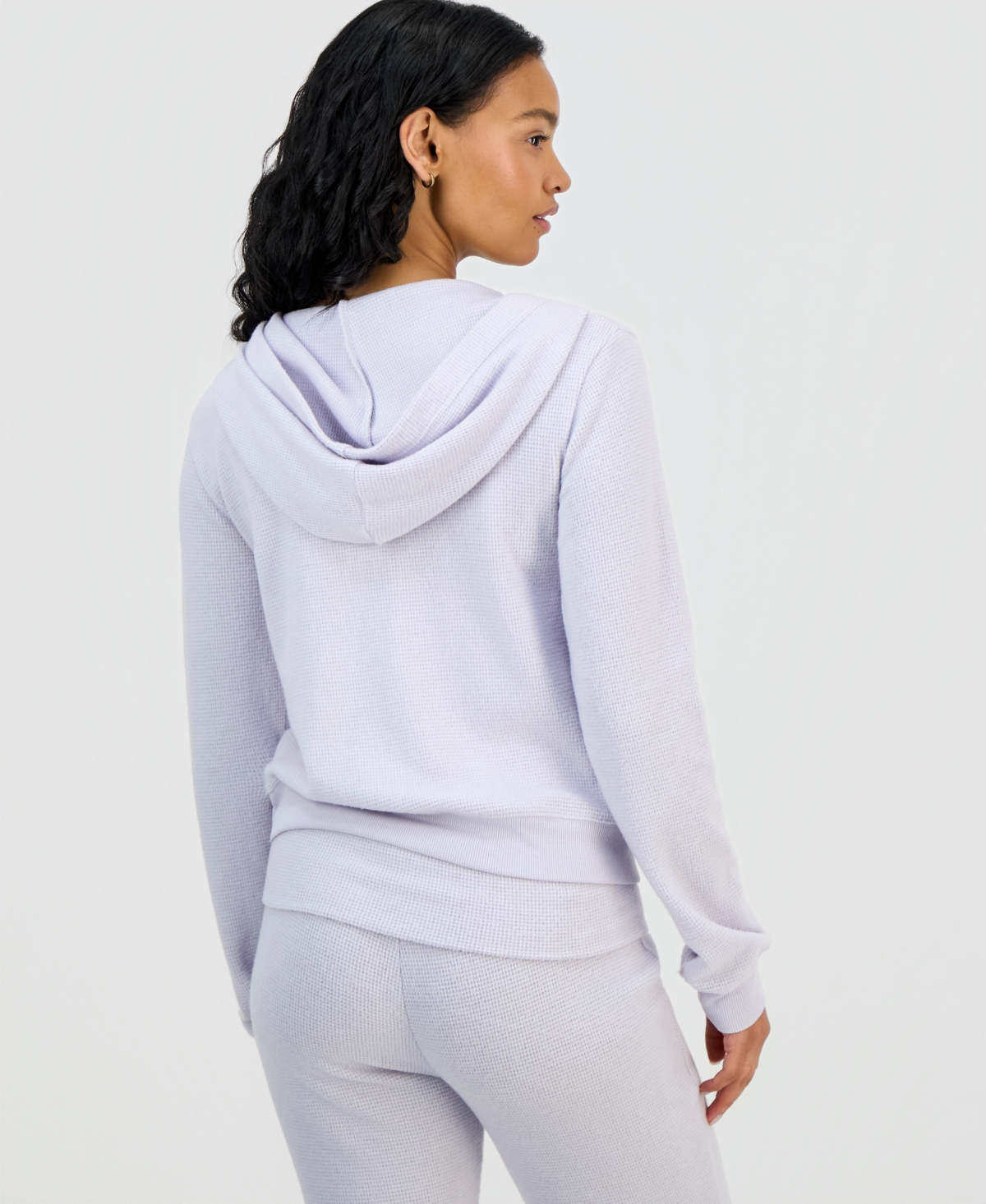 Grayson Threads, The Label Juniors' Kuromi Thermal Hoodie In Purple