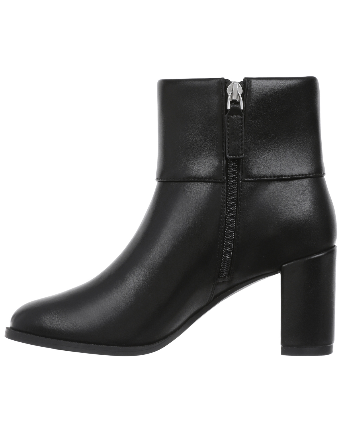Style & Co Women's Chappell Block Heel Booties, Macy's Exclusive In Black