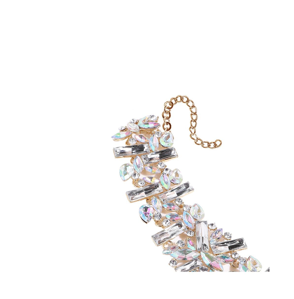 Sohi Chunky Crystal Choker Necklace