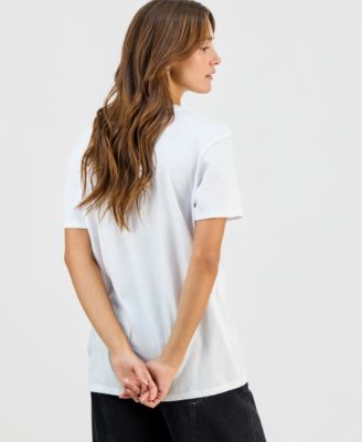 Juniors' Ibiza Seashell Crewneck Tee