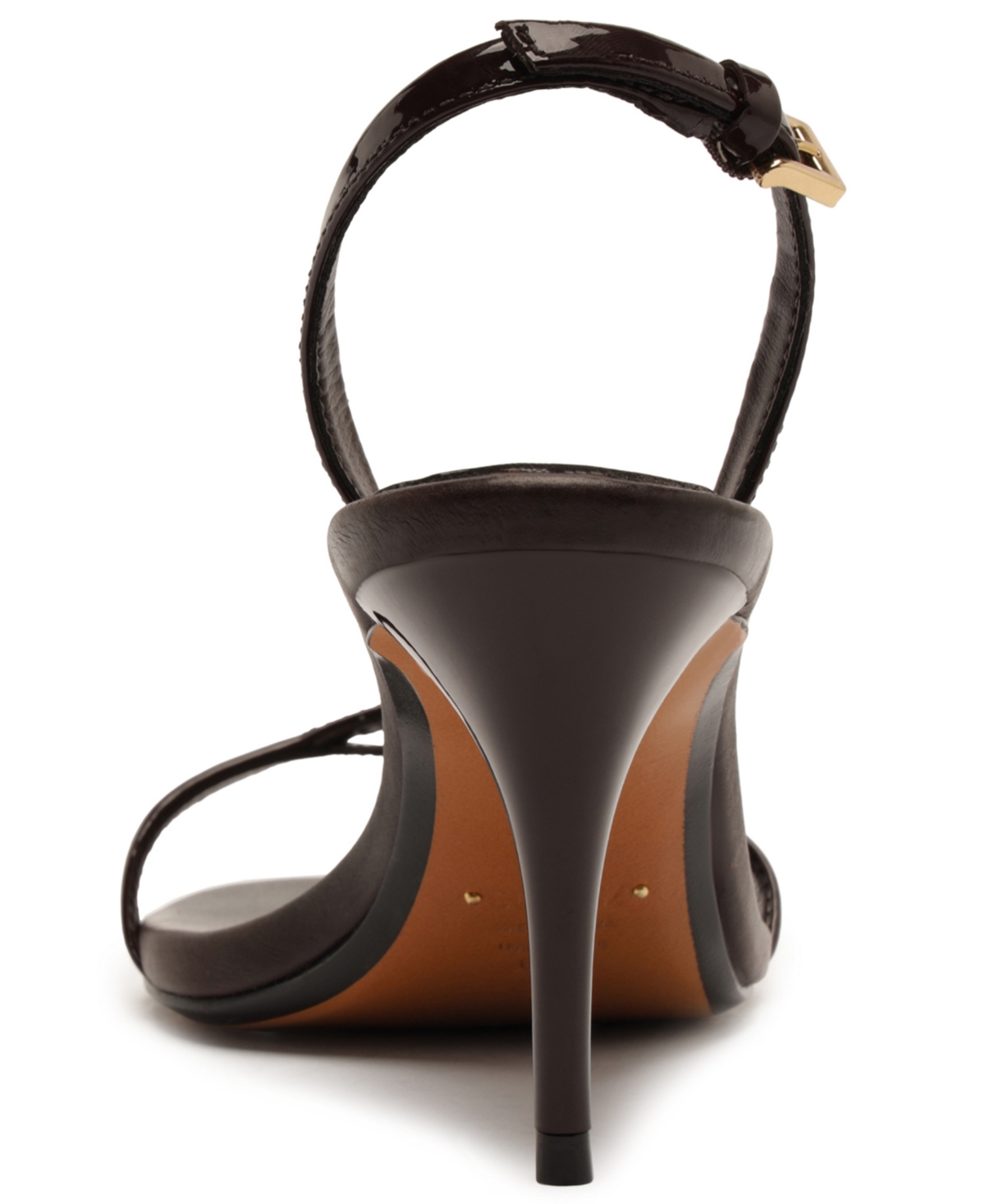 Schutz Aurora Mid Slingback Sandal In Brown