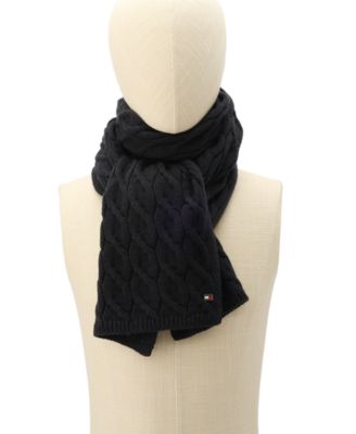 Men's Wide Cable Scarf