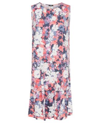 Women's Sleeveless Floral Camo Dress