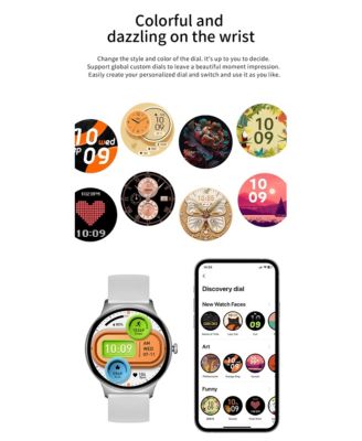 1.43" AMOLED Smart Watch for Women With Bluetooth Calling, Health Monitoring,Sport Modes, IP68