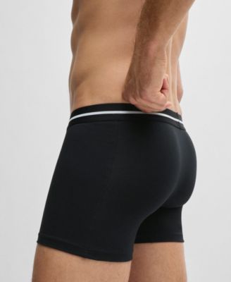 Hugo Boss Men's 3-Pack Bold Logo Boxer Briefs Underwear
