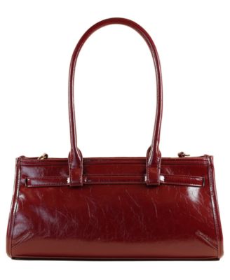 Onyx Belted Satchel Bag