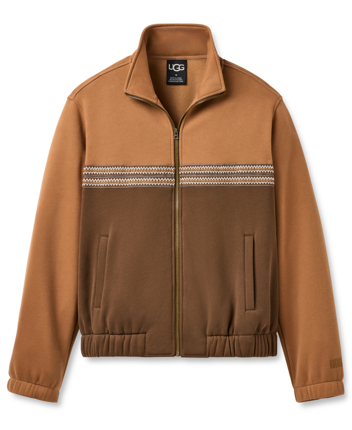 Ugg Men's Tasman  Braid Track Jacket In Brown