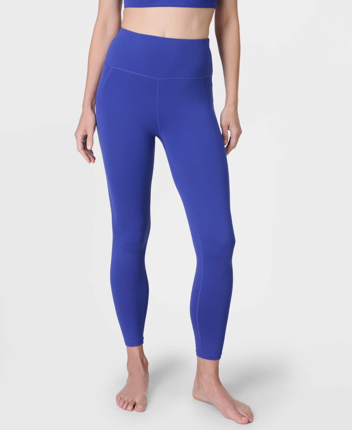 Sweaty Betty Women's Power Printed 7/8-length Workout Leggings In Blue