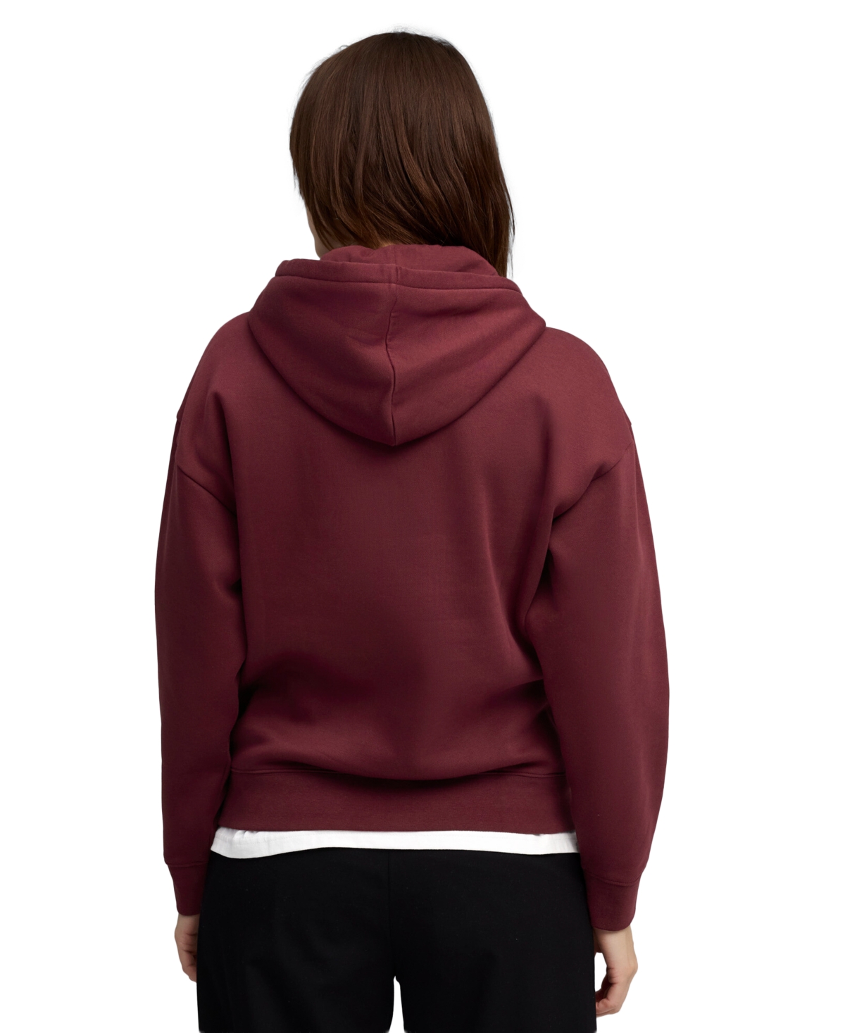 Puma Women's Essential Comfort Hoodie Sweatshirt In Red