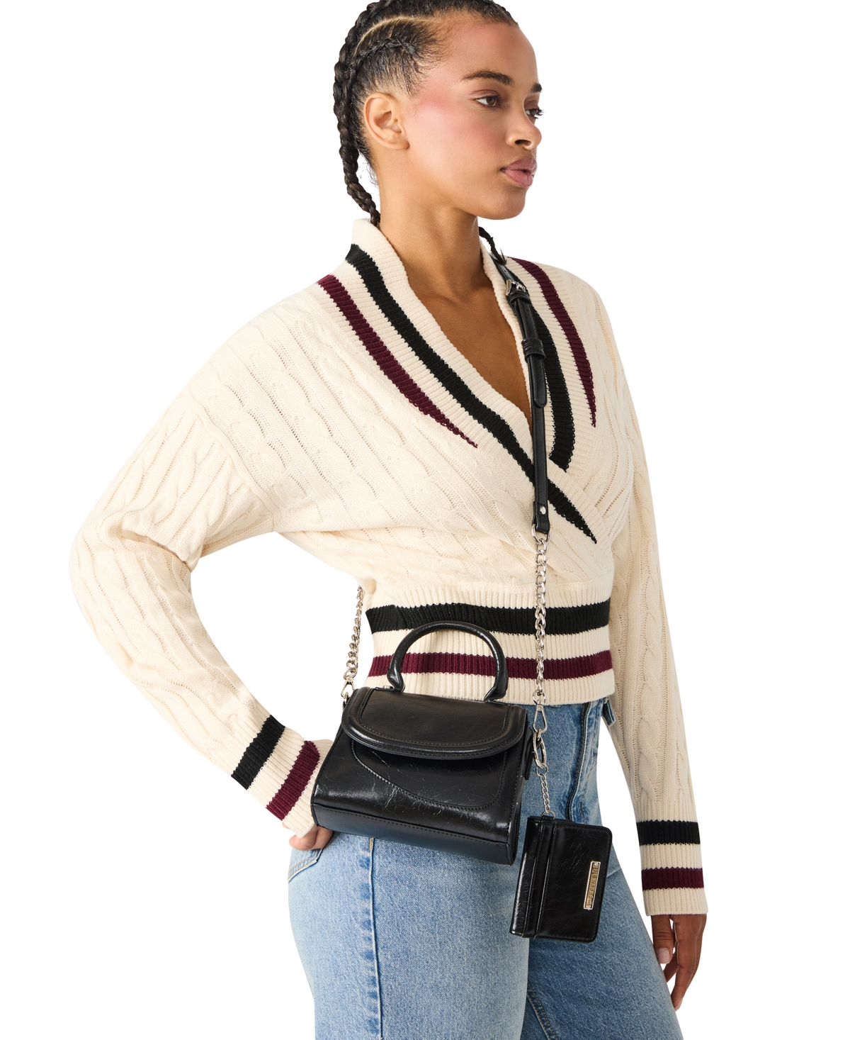 Madden Girl Boxed Morganb Top Handle with Wallet