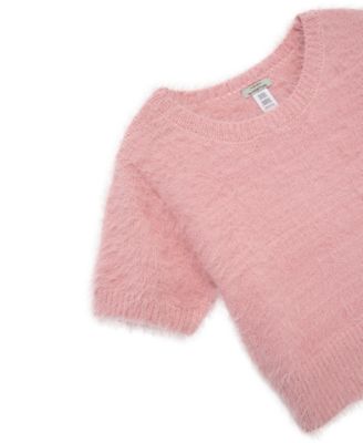 Girls' 7-16 Faux Mohair Sweater Top