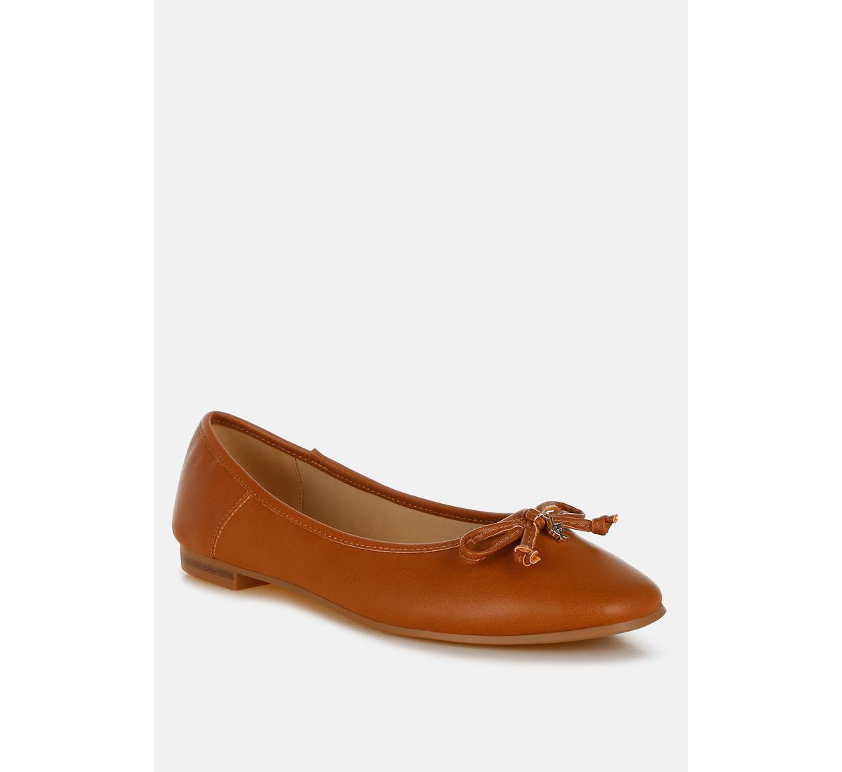 Enchanted Faux Leather Casual Ballerinas Women