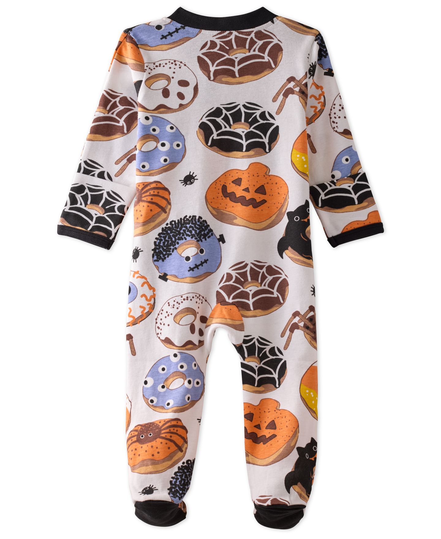 Комбинезон butterblu Scout Halloween 2-Way Zip Organic Cotton Footed Sleep and Play Coveralls для мальчиков-малышей, цвет: Spooky Sweet — фото 2