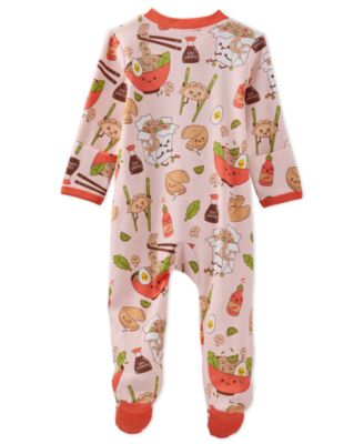 Baby Girls Scout 2-Way Zip Footed Sleep and Play Coveralls