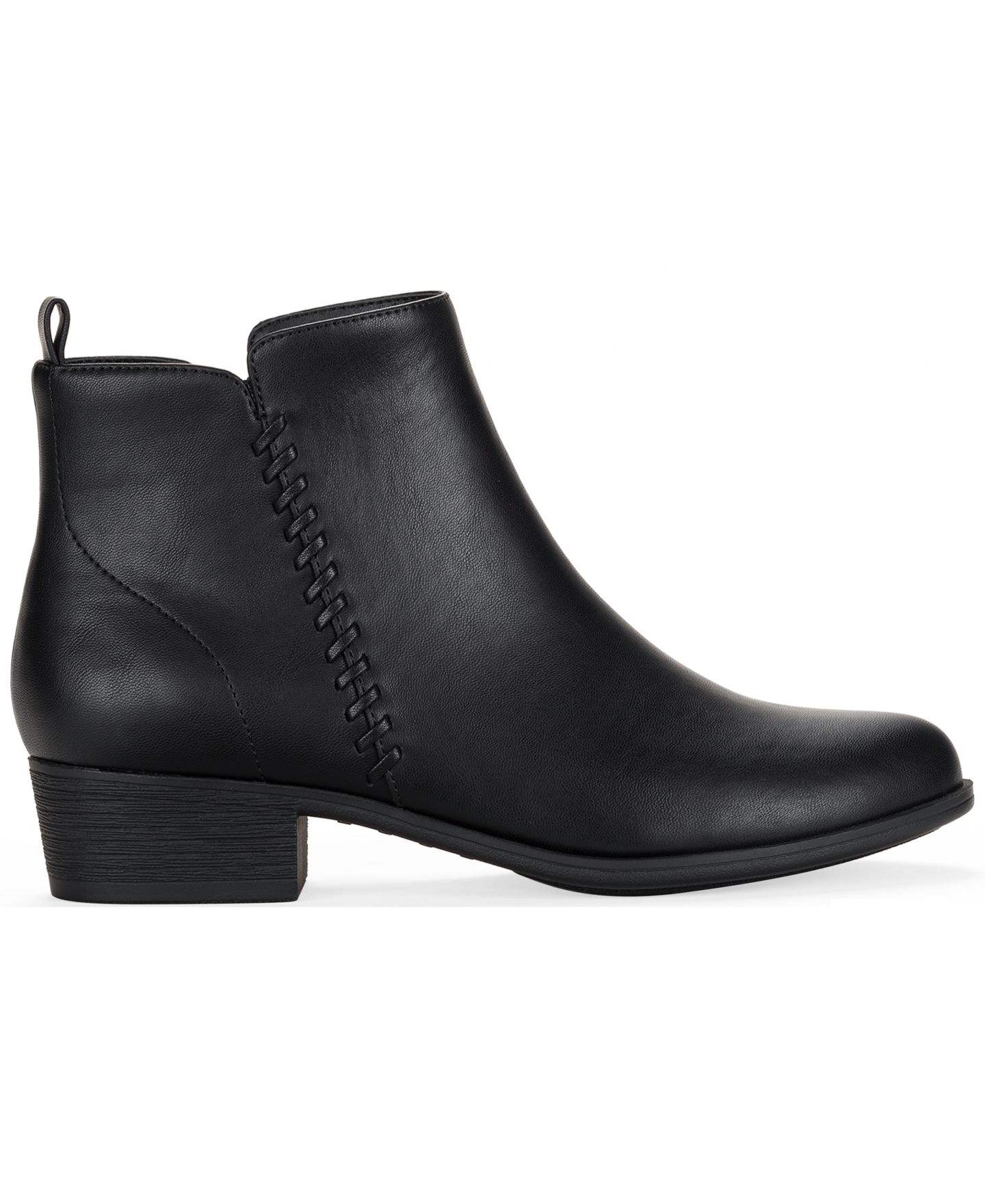 Женские ботинки Style & Co Aidenn Block Heel Booties, цвет: Чёрный — фото 2