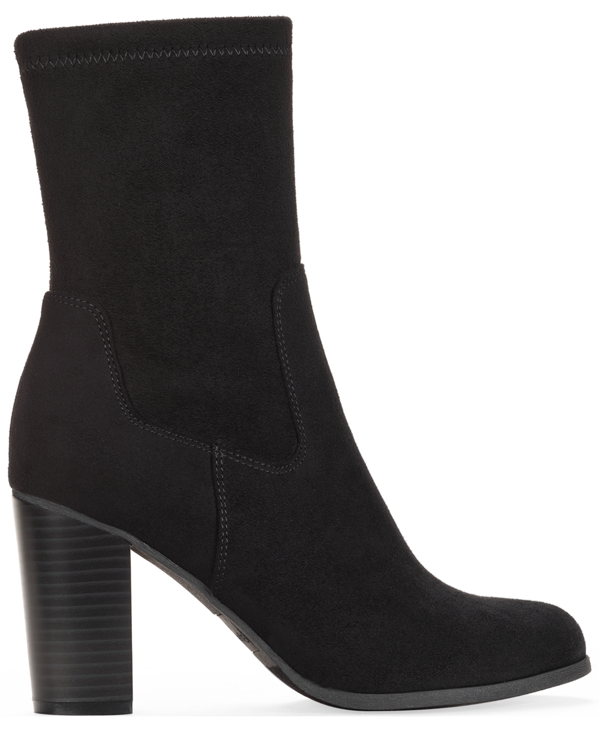 Style & Co Women's Anitaa Stretch Regular Calf Booties, Macy's Exclusive In Black