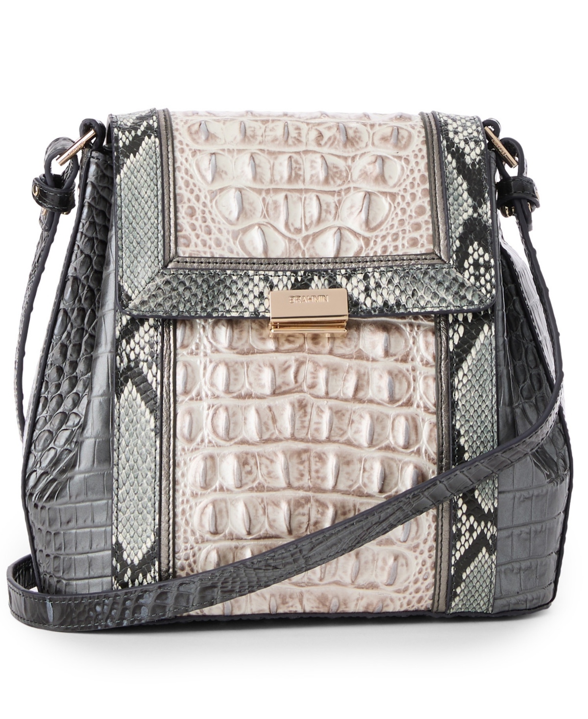 Brahmin Margo Textured Small Crossbody Bag