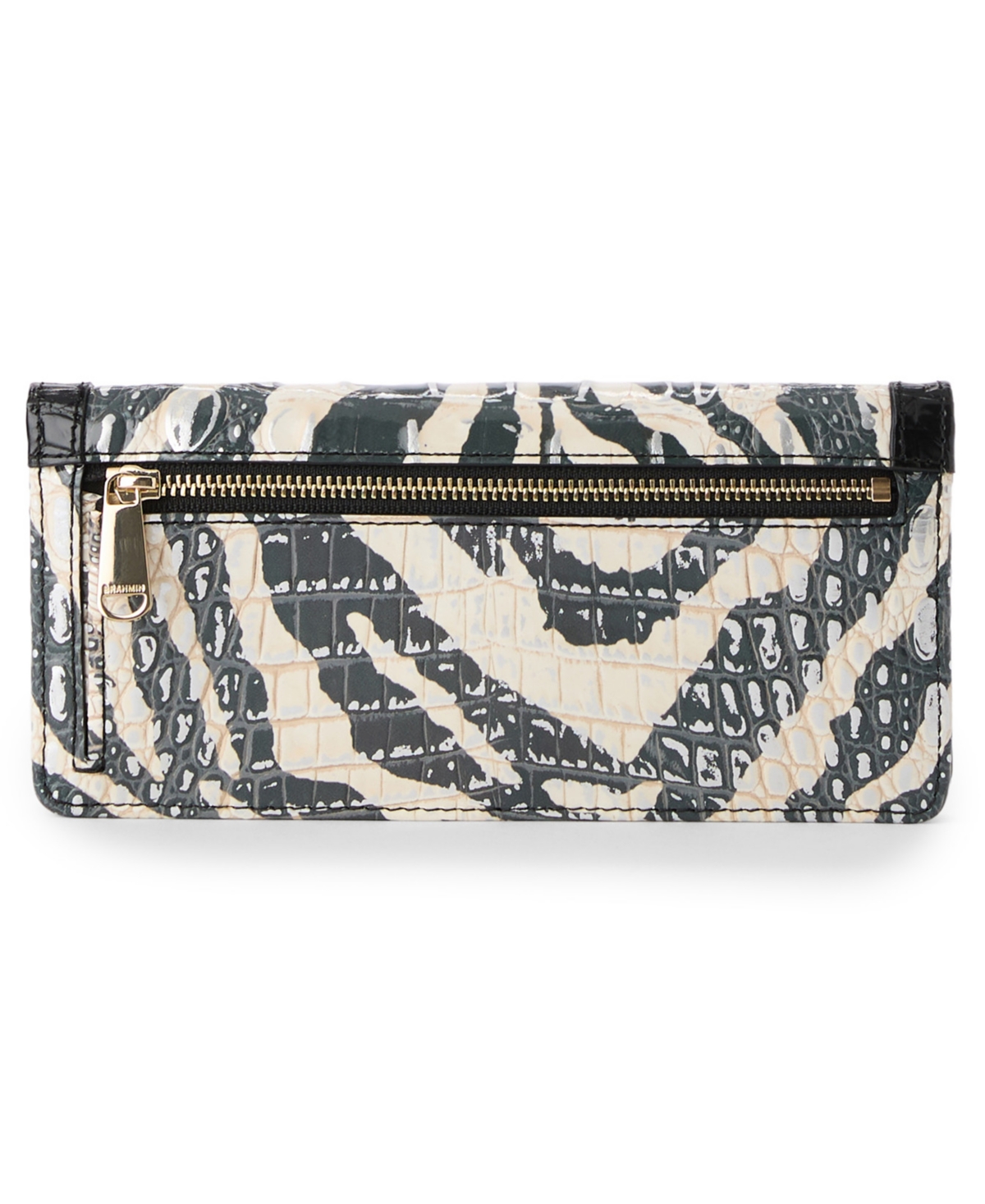 Brahmin Ady Encore Super Sleek Magnetic Snap Wallet In Brown